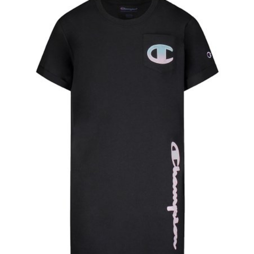 Champion Black Ombre Logo Dress NWT